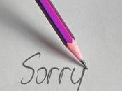 Should Stop Saying Sorry?
