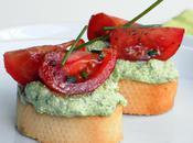 Celebrate Season Herb Ricotta Balsamic Tomato Crostinis