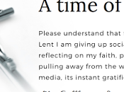 Going Silent Lent