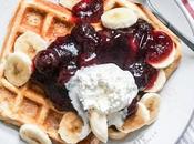 Recipe|| Sweet Waffles with Summer Fruit Compote