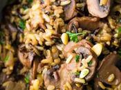 Instant Wild Rice Pilaf with Mushrooms Pine Nuts