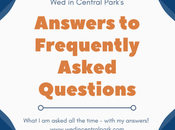 FAQS Central Park Wedding Blog