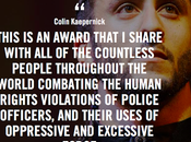 Kaepernick Wins Prestigious Human Rights Award
