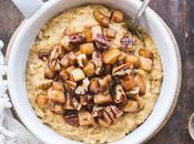 Pumpkin Spice Oatmeal with Sauteed Apples (Gluten Free Vegan)