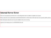 Quickly Internal Server Error WordPress