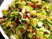 Shaved Brussels Sprouts Salad With Pomegranates