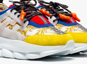 Middle Chain Reaction: Versace Multicolored Chain-Reaction Printed Sneakers