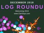 December 2018 Blog Roundup Welcoming 2019