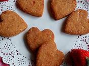 Heart Shaped Strawberry Cookies