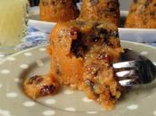 Prune Walnut Puddings with Lemon Sauce