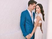 Chic Intimate Wedding Santorini Nicol Sebastian