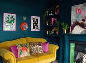 Before After: Victorian Terrace Colourful Maximalist Living Room