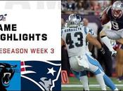 Panthers Patriots Preseason Week Highlights 2019