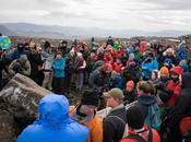 Iceland Commemorates Loss Okjokull Glacier Climate Change Holding Funeral