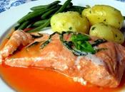 Steamed Trout with Ginger Tomato Sauce