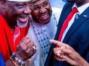 ‘Humble’ Dino Melaye Greeting President Buhari 2020 Budget Presentation (Photo)