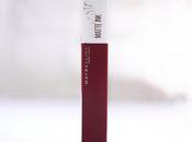 Maybelline SuperStay Matte Review Ruler