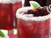 Blackberry Serrano Margarita Cocktail