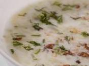 Cold Soup with Yoghurt, Cucumber Garlic