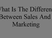What Difference Between Sales Marketing