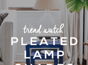 Trend Watch: Pleated Lampshades
