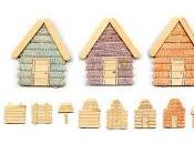 Popsicle Stick Cabins