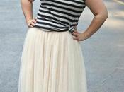 Monday Ballerina Skirt with Stripes