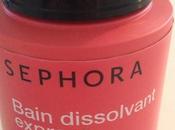 Sephora Express Nail Polish Remover Bain Dissolvant