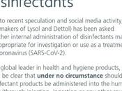 Makers Lysol Dettol Disinfectants Warns Against Internal After Donald Trump’s Statement