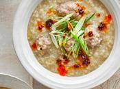 Thai Rice Porridge with Pork Meatballs (jok Moo)