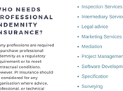 What Professional Indemnity Insurance?