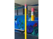 Hallway Pencil Poles