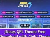 JNews Theme Free Download with Child