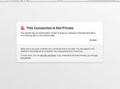“Your Connection Private” Error