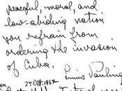 Pauling, Kennedy Khrushchev: Other Letters