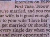 Except from Tebow Article Like Share