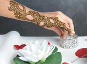 Gorgeous Colorful Stone Studded Bridal Mehndi Designs