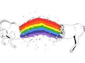 LUSH 'Colourful Guts' Unicorn Print