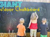 Giant Outdoor Chalkboard