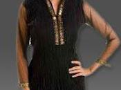 Black Crepe Kurti Glamor Summer