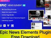 Epic News Elements Magazine Blog Element Elementor Free Download