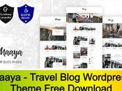 Maaya Travel Blog WordPress Theme Free Download