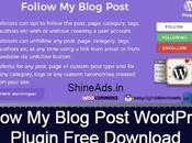 Follow Blog Post WordPress Plugin Free Download