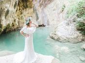 Inspiring Greek Mythology Styled Shoot Lefkada with Blooms Olives