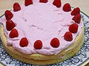 Duck Sponge Cake with Raspberry Cream Icing (Raspberry Fluff Cake)