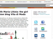 Upcoming: Interview With Vita Moda