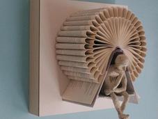 Daniel Lai, “Kenjio” Book Sculptures