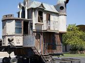 There Goes Neighborhood: Mobile Victorian House Sets Sail Desert