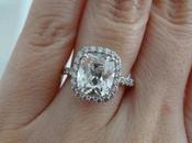 Jewel Week KristyDarling's Cushion Halo Diamond Ring
