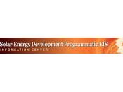 Solar Energy Environmental Impact Statement Released
